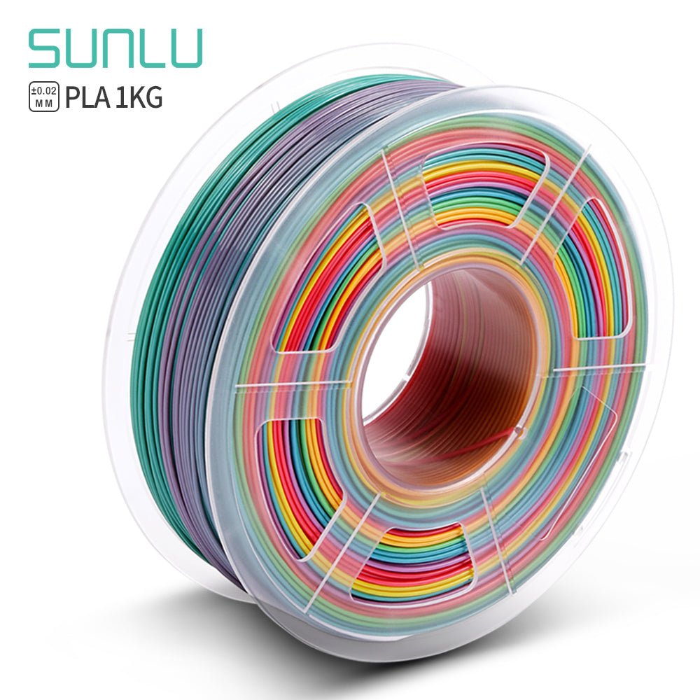 Sunlu PLA Filament Rainbow V1. 1.75, 1K – Envirolaser3D