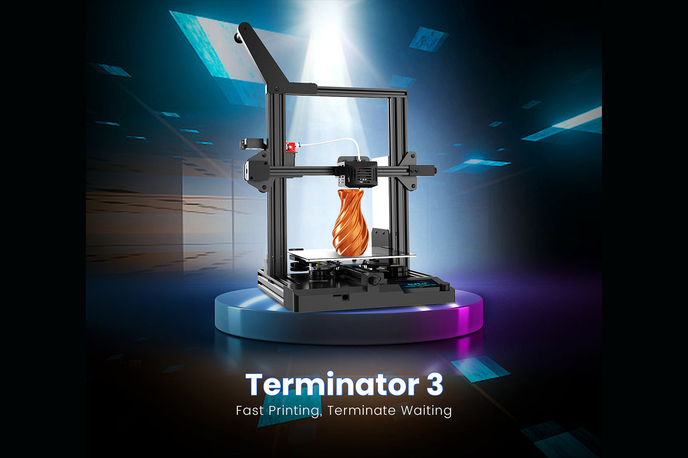 250mm/s Fast Printing 3D Printer - SUNLU Terminator-3 Officially Released 