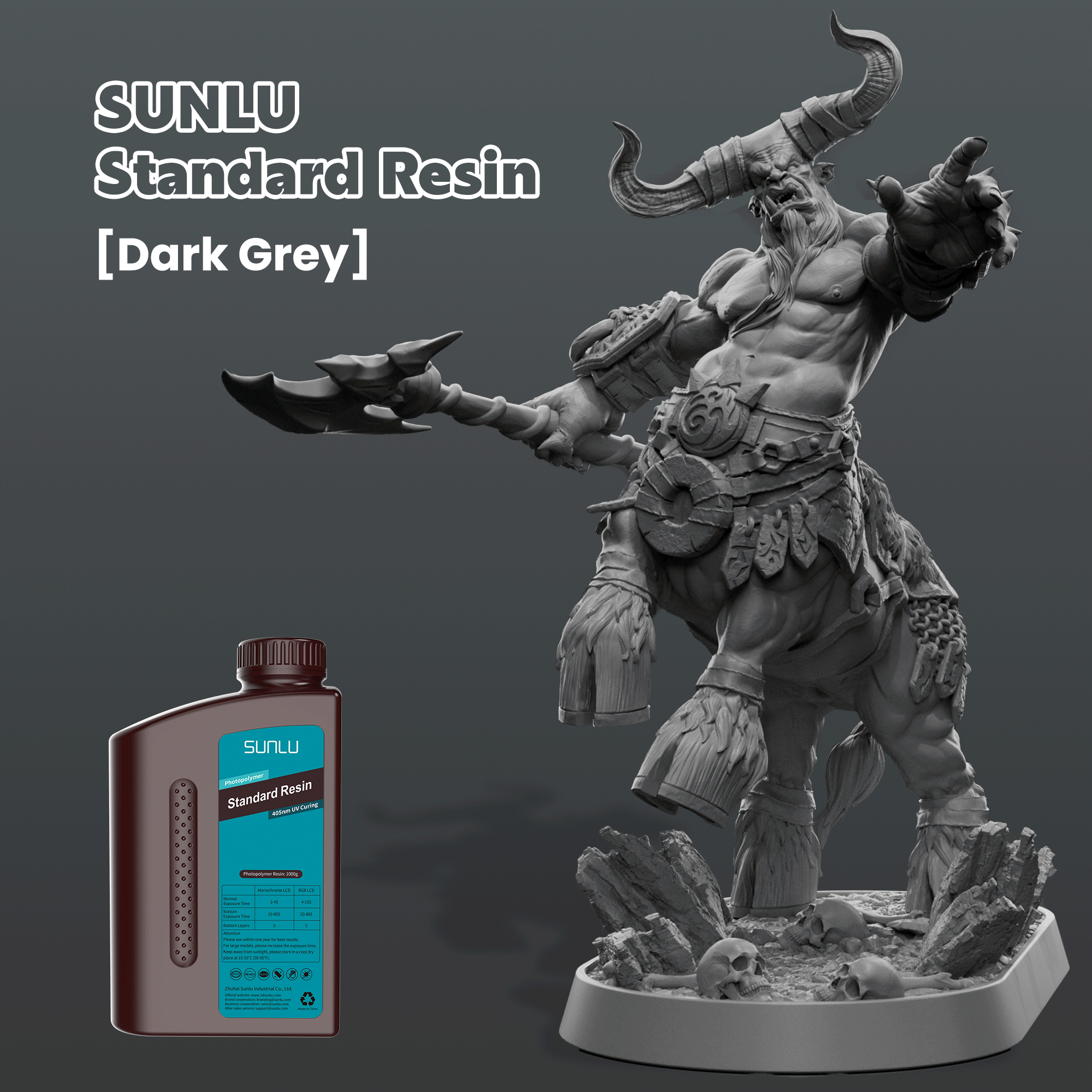{6 Bottles Bulk Sale} SUNLU Standard Resin or WaterWashable Resin 2000G/Bottle