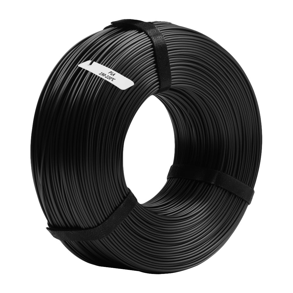 Filament PLA SUNLU 1,75 mm, filament d'imprimante 3D PLA, bobine principale réutilisable, précision dimensionnelle +/- 0,02 mm, bobine de 1 kg (2,2 lb), 1,75 PLA noir