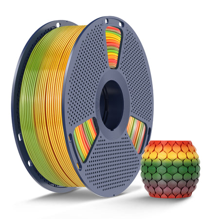 [MOQ: 3KG] PLA, SILK, PETG Rainbow Filament 3D Printer Filament 1KG