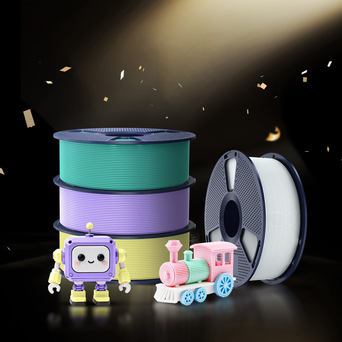 [MOQ: 6KG] PLA Meta(Macaron Colors) 3D Printer Filament 1KG