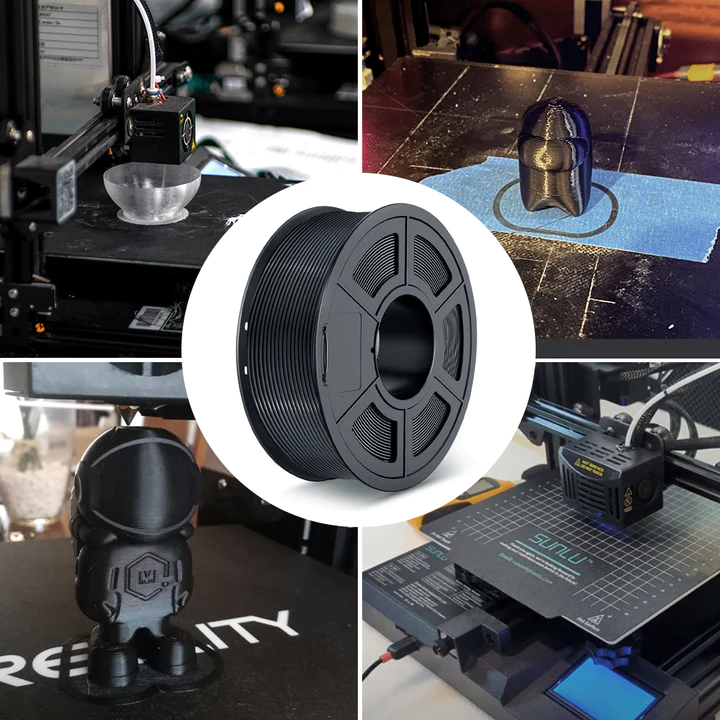 1Kg Creality Official Ender 3D Printer Filament 1.75mm PLA Filament for All  FDM printers For Ender 3 Pro Ender 5 Plus , Grey 