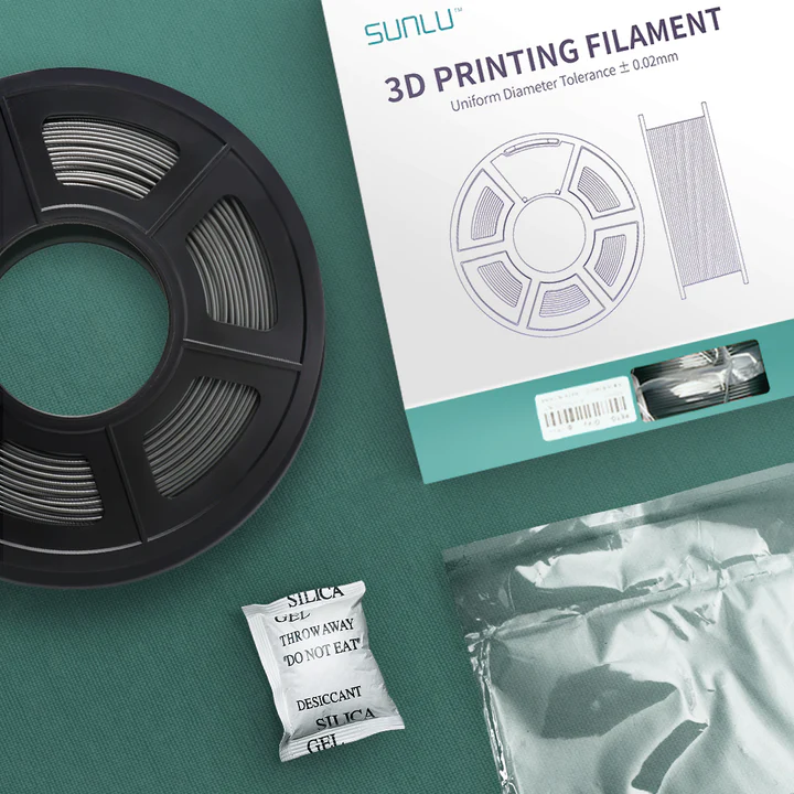 {Environmental Recycled Filament} 1.75mm SUNLU PLA, PLA-META, SILK, ABS, PETG 3D Printer Filament 1KG/Roll