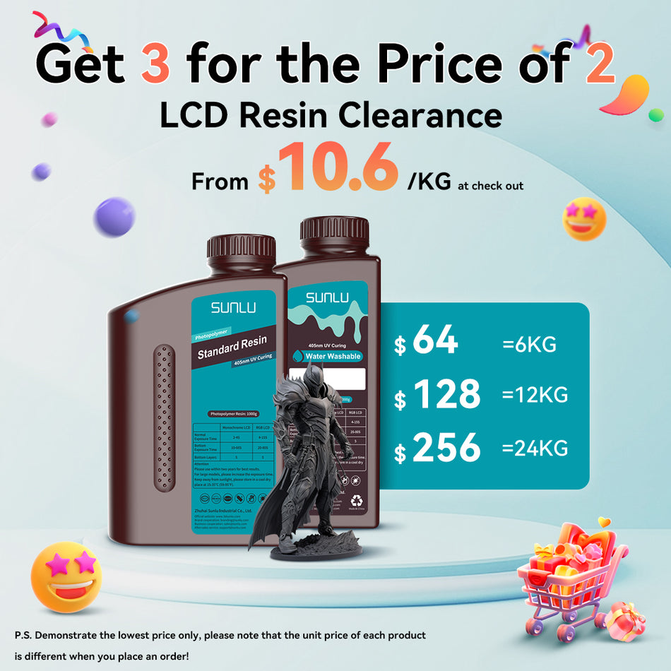 [Get 3 for the Price of 2] LCD Resin Clearance Collection 1KG