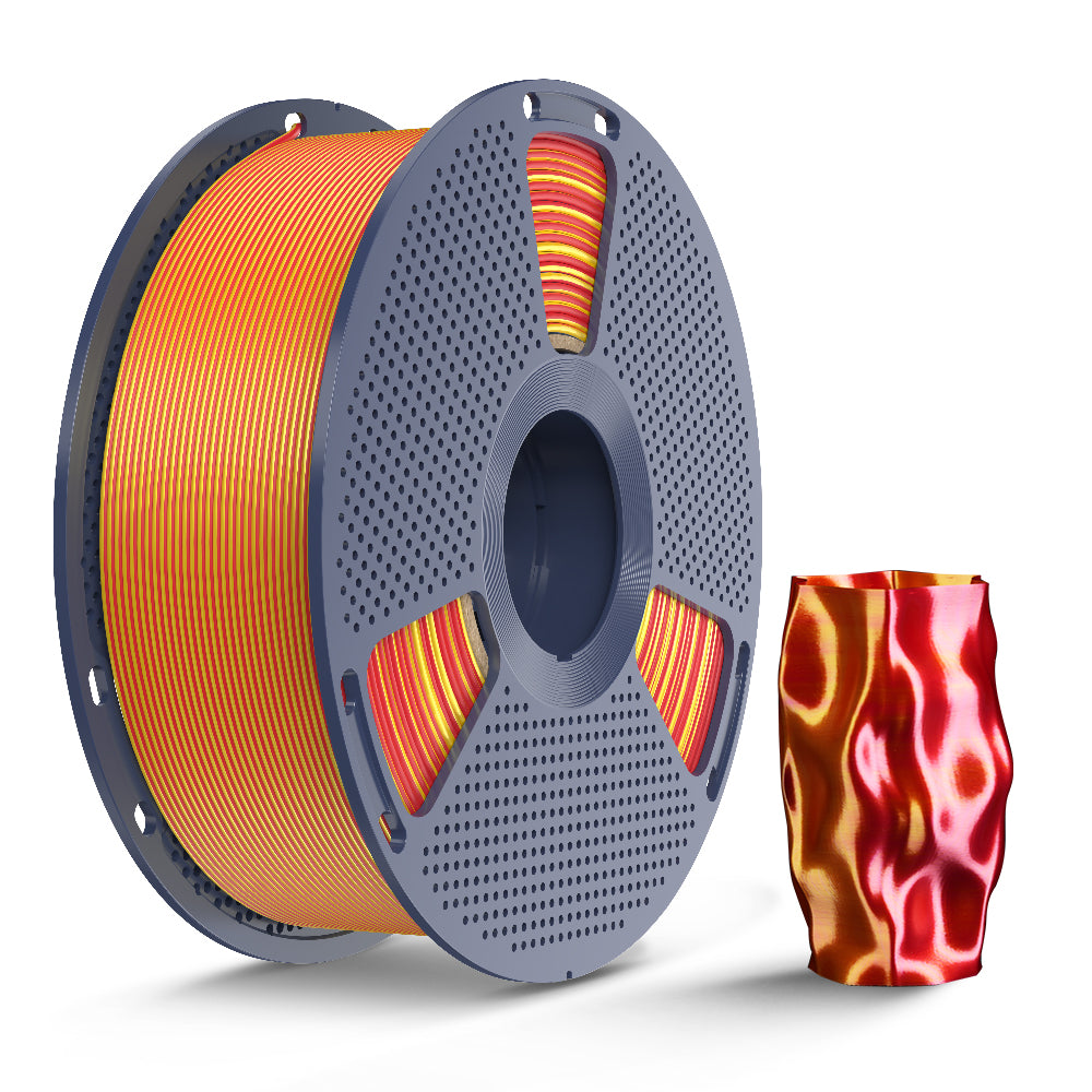 [MOQ: 3KG] Multi-Color SILK Filament(Dual-color, Tri-color and Four-color) 3D Printer Filament 1KG