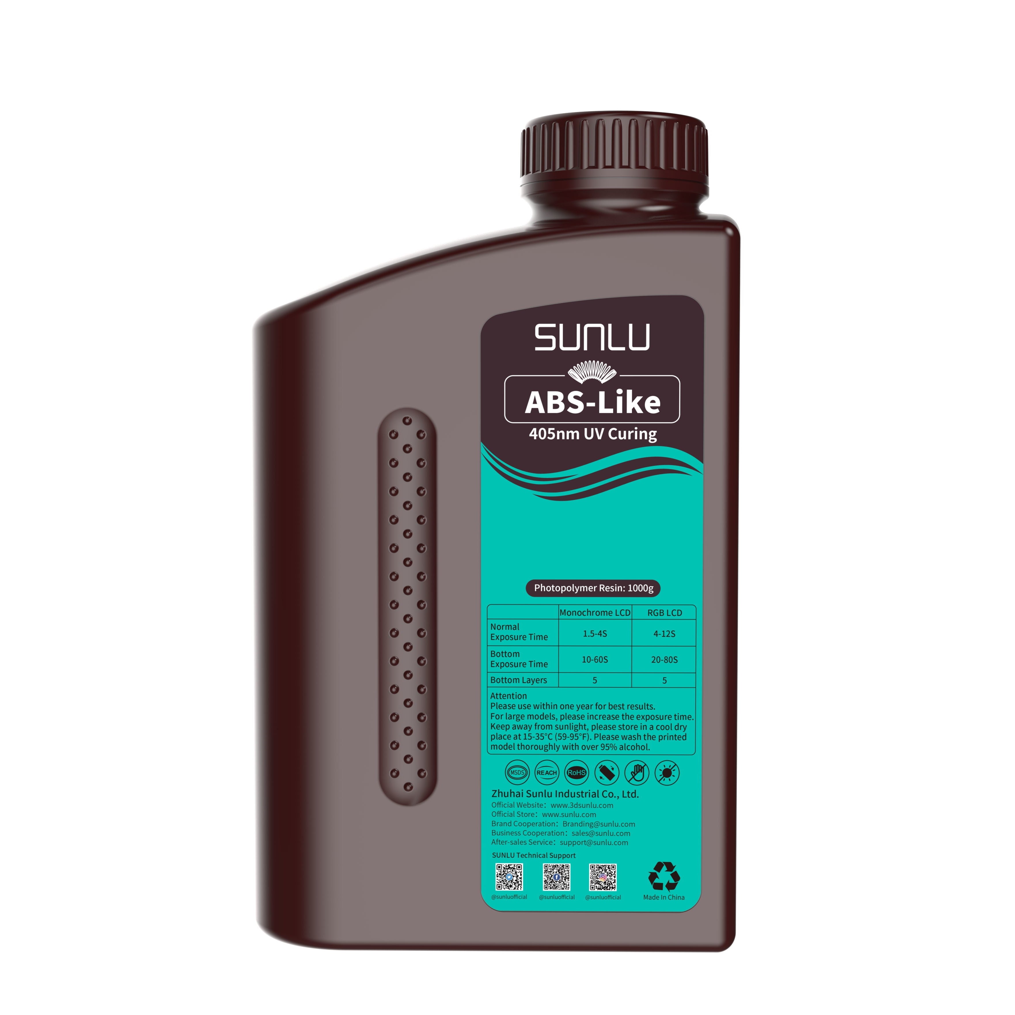 {Over 3 Bottles Bundle Sales} SUNLU ABS-Like UV Resin 1000G