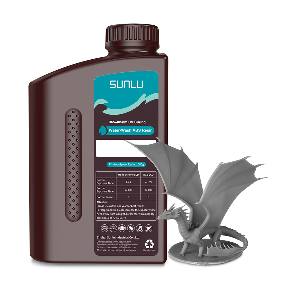 SUNLU ABS Like Water Washable Resin 1000G - SUNLU Online Store