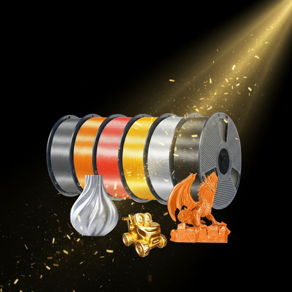 [MOQ: 6KG] SILK 3D Printer Filament 1KG