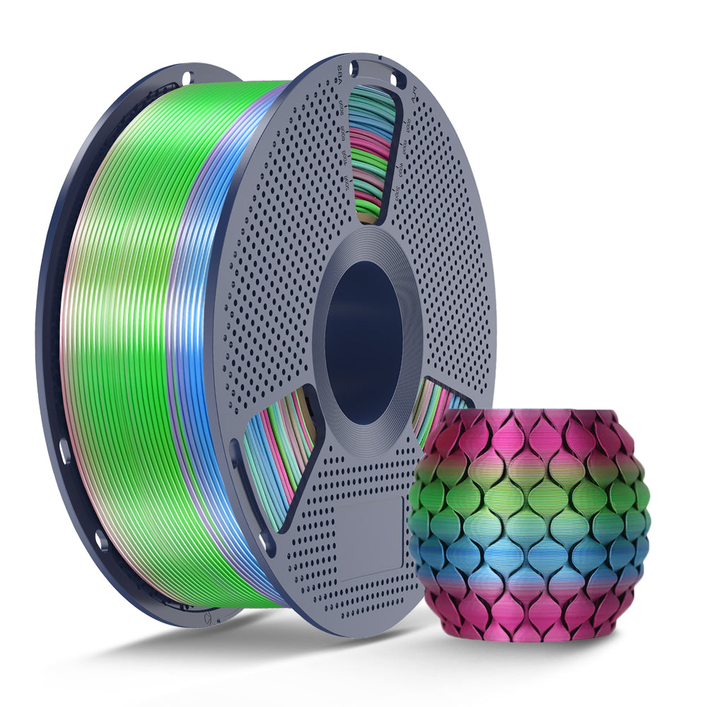 [MOQ: 3KG] PLA, SILK, PETG Rainbow Filament 3D Printer Filament 1KG