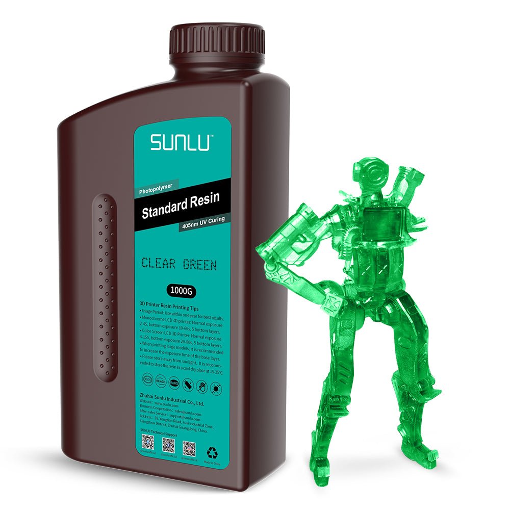 SUNLU 3D Rapid Resin Résine de séchage UV LCD pour l'impression 3D LCD