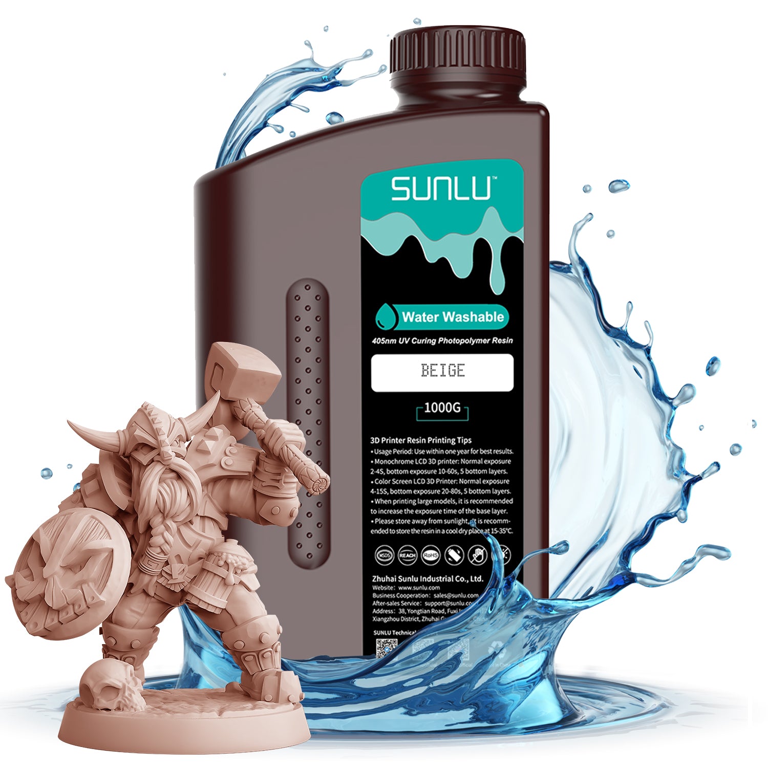 sunlu water washable resin