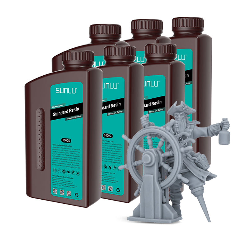 Resin Density Resina 3D SUNLU 1 Kg Per Stampanti LCD/DLP/SLA - Tipi Standard, Standard Plus, ABS-like, Lavabile In Acqua Resin Settings Chitubox - Foto 10