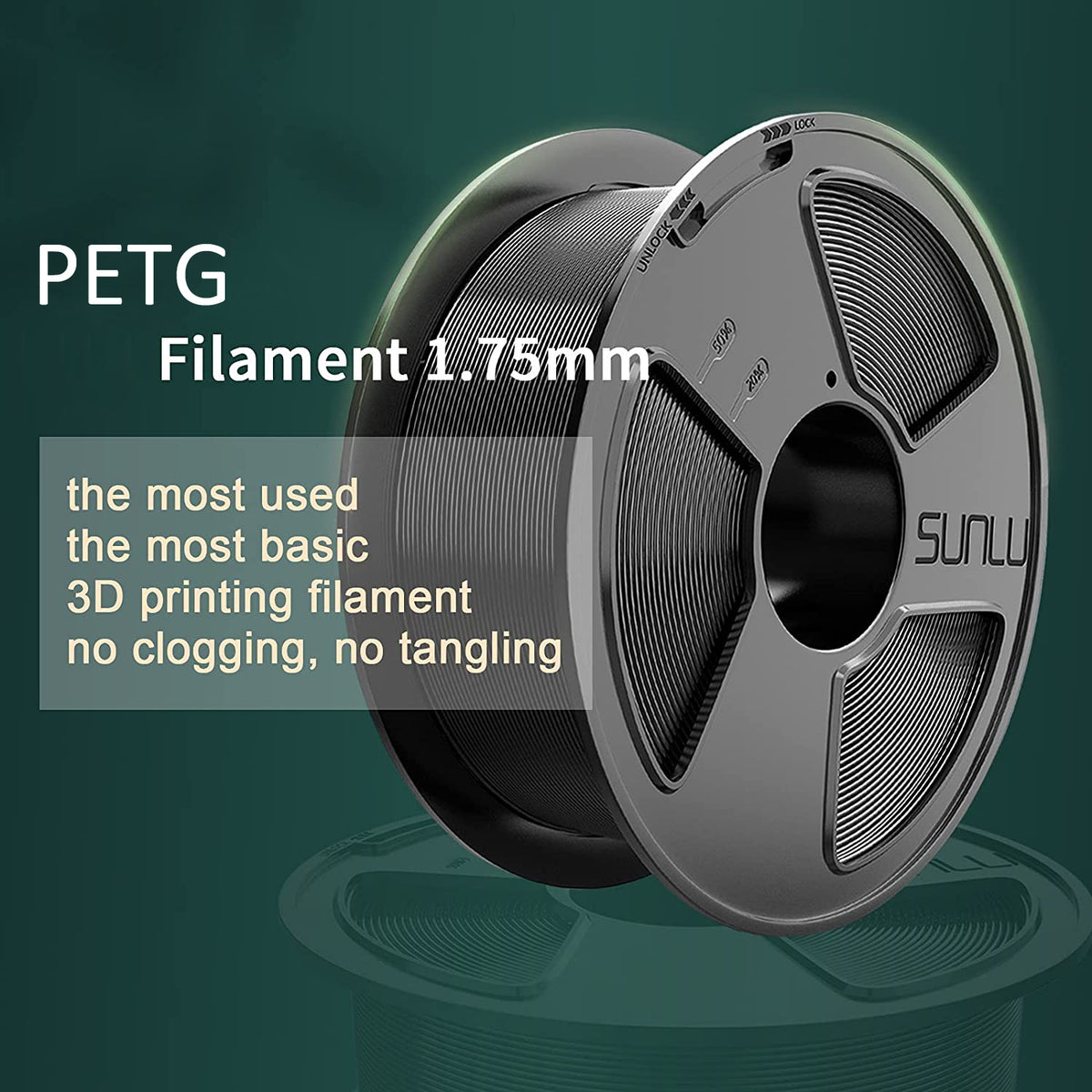 3D Printer Filament PETG 1KG/Roll